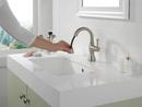 Delta Faucet Brilliance Stainless Single Handle Monoblock Bathroom Sink Faucet 