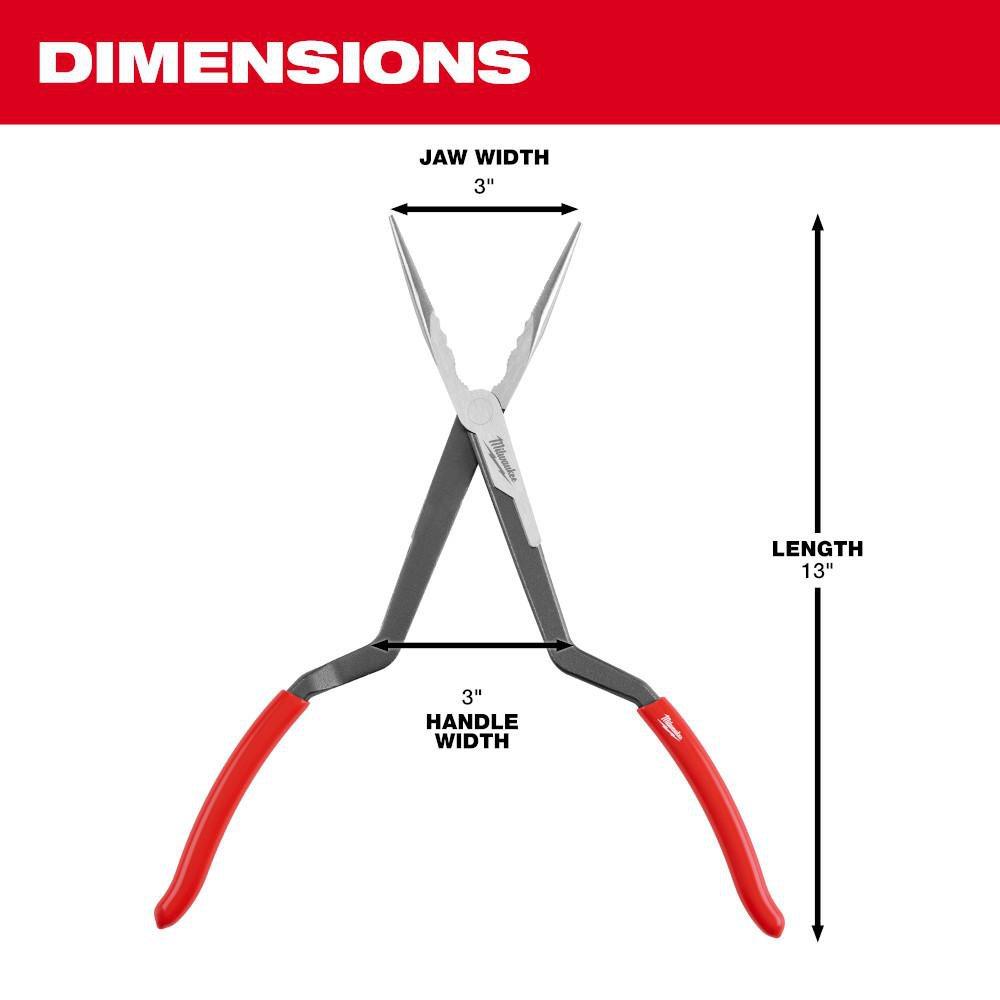 2Pc Long Reach Pliers Set 