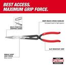 2Pc Long Reach Pliers Set 