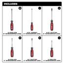 6PC CUSHION GRIP SCREWDRIVER SET USA 