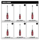 6-Piece Cushion Grip Screwdriver Set 