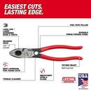 9 LINEMAN DIPPED GRIP PLIERS W/ THREAD CLEANER USA 