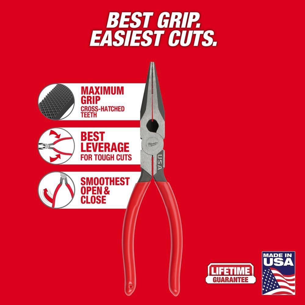 8 in. Long Nose Pliers 