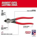 8 DIAGONAL DIPPED GRIP CUTTING PLIERS USA 