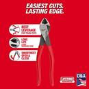 8 DIAGONAL DIPPED GRIP CUTTING PLIERS USA 