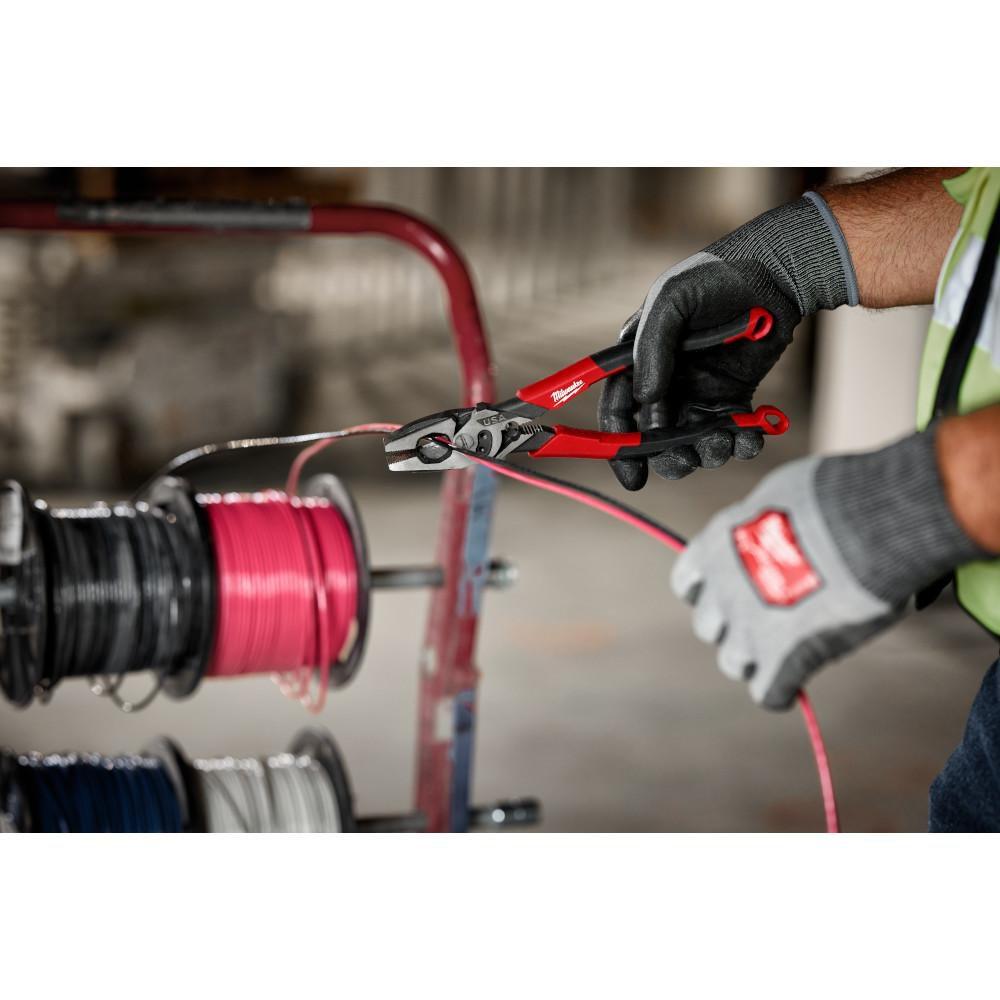 9 LINEMAN COMFORT GRIP PLIERS W/ CRIMPER AND BOLT CUTTER USA 