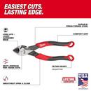 6 DIAGONAL COMFORT GRIP CUTTING PLIERS USA 