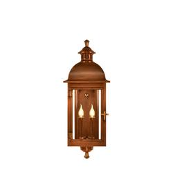 60W 2-Light 22-5/8 in. Outdoor Wall Sconce in Antique Copper