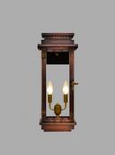 60W 2-Light 18-1/4 in. Outdoor Wall Sconce in Antique Copper