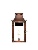 60W 2-Light 17 in. Outdoor Wall Sconce in Antique Copper