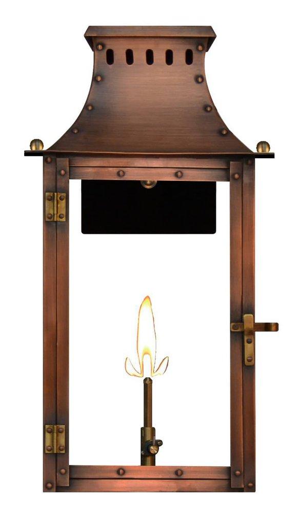 MARKET STREET 16 GAS COPPER LANTERN SINGLE GAS BURNER 
