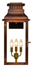 PALMETTO STREET 24 ELECTRIC COPPER LANTERN 3 CANDELABRA BASE SOCKETS 