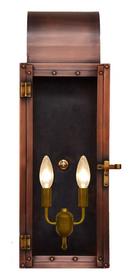 WHITNEY 21 ELECTRIC COPPER LANTERN 2 CANDELABRA BASE SOCKETS POCKET LIGHT 