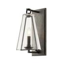 60W 1-Light 15.5in. Outdoor Wall Sconce in French Iron
