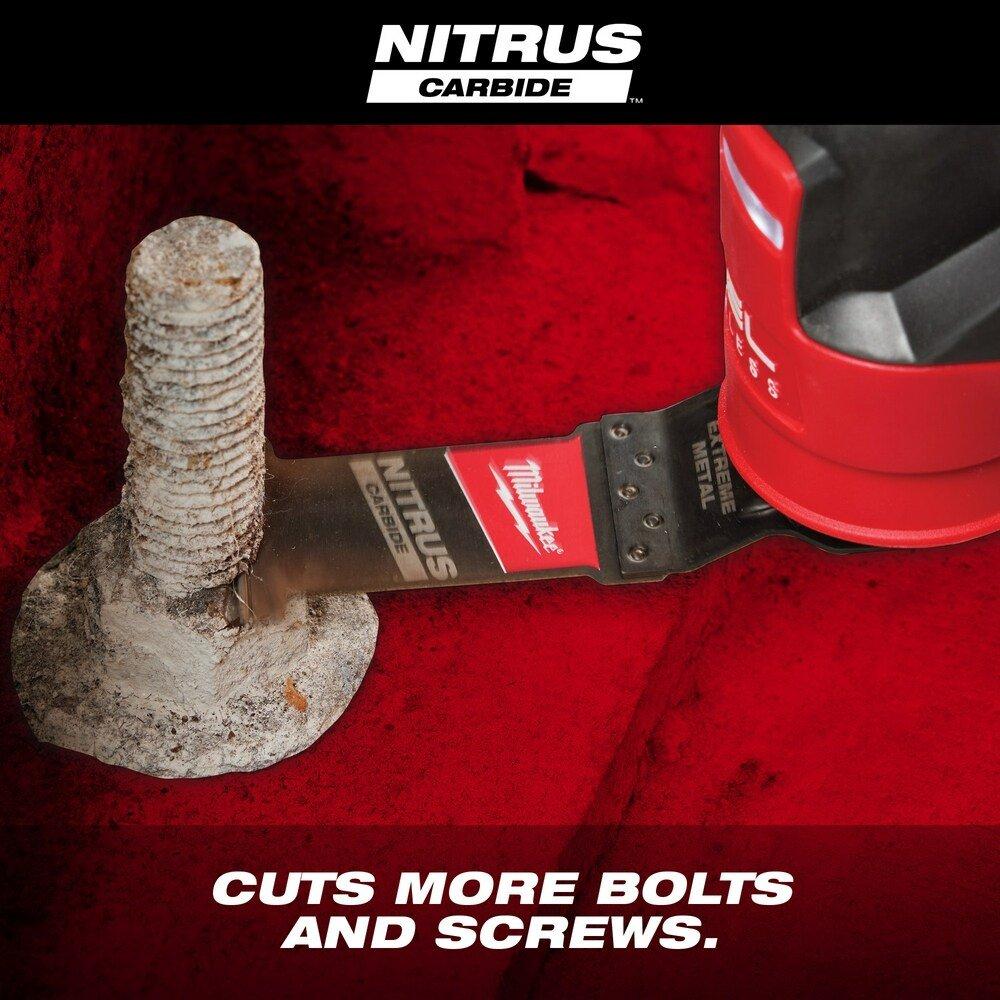 Nitrus Carbide Extreme Metal Universal Fit Open-Lok Multi-Tool Blade (3 pk) 