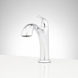 Single Handle Swivel Kitchen Faucet in Chrome