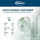 Multi Function Waterfall Hand Shower in Chrome 