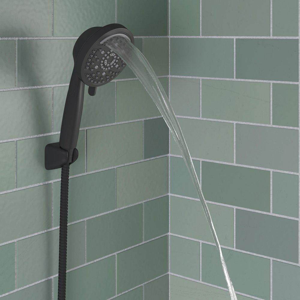 PROFLO&reg; Matte Black Multi Function Waterfall Hand Shower 