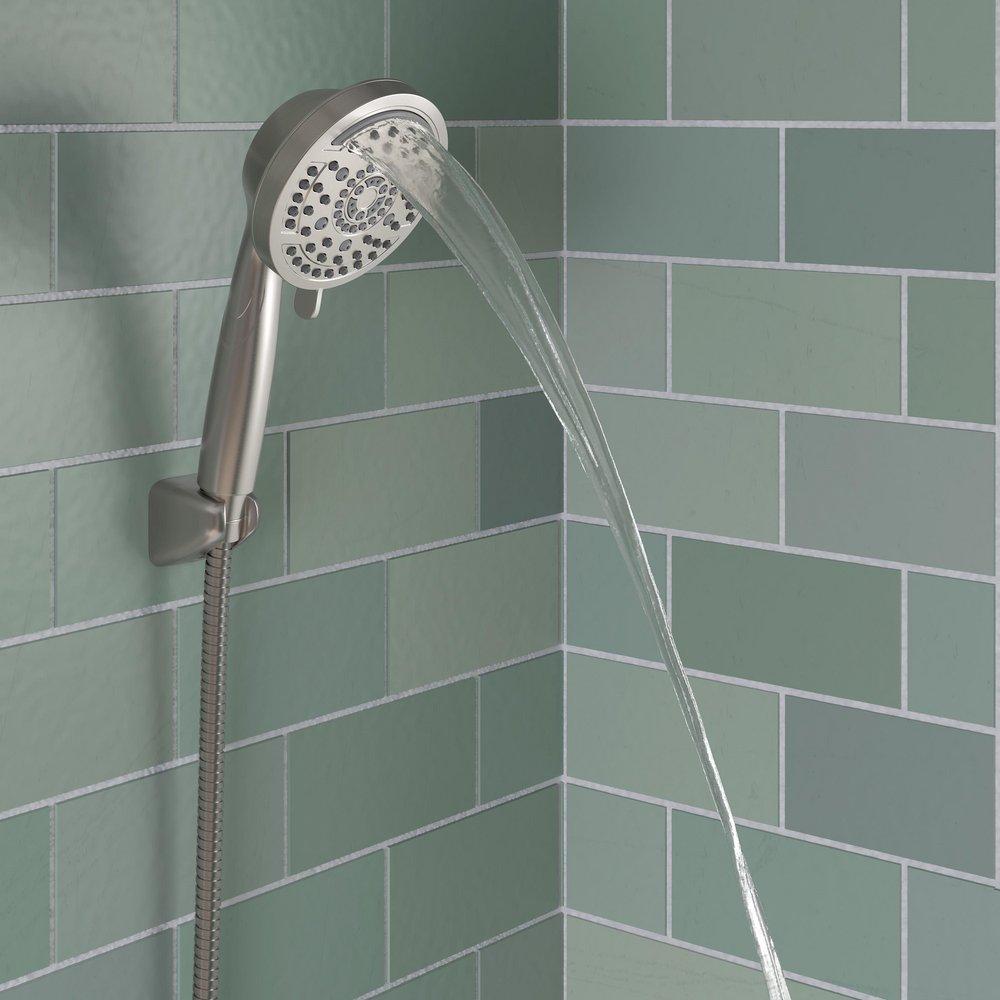 PROFLO&reg; Brushed Nickel Multi Function Waterfall Hand Shower 