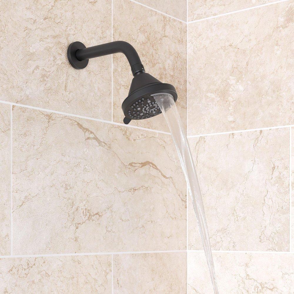 Multi Function Showerhead in Matte Black 