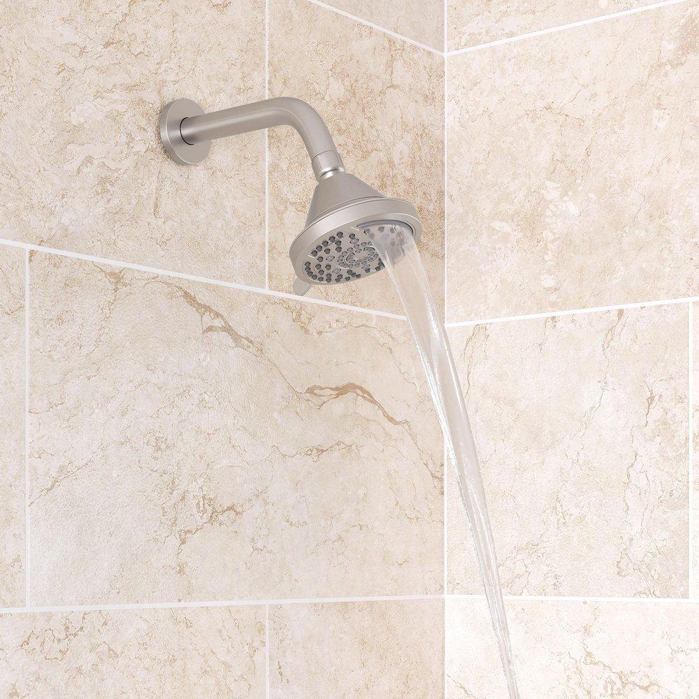PROFLO&reg; Brushed Nickel Multi Function Showerhead 