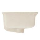 18 in. Undermount Rectangular Bathroom Sink in White 