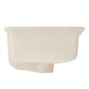 18 in. Undermount Rectangular Bathroom Sink in White 