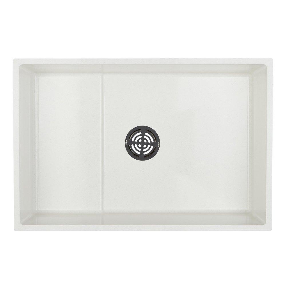 36 in. Dog Washing Station with Matte Black Drain 