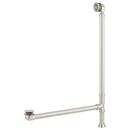 67 LENA CAST IRON CLAWFOOT TUB - CONTINUOUS ROLLED RIM - BRUSHED NICKEL MONARCH FEET - BN DRAIN 