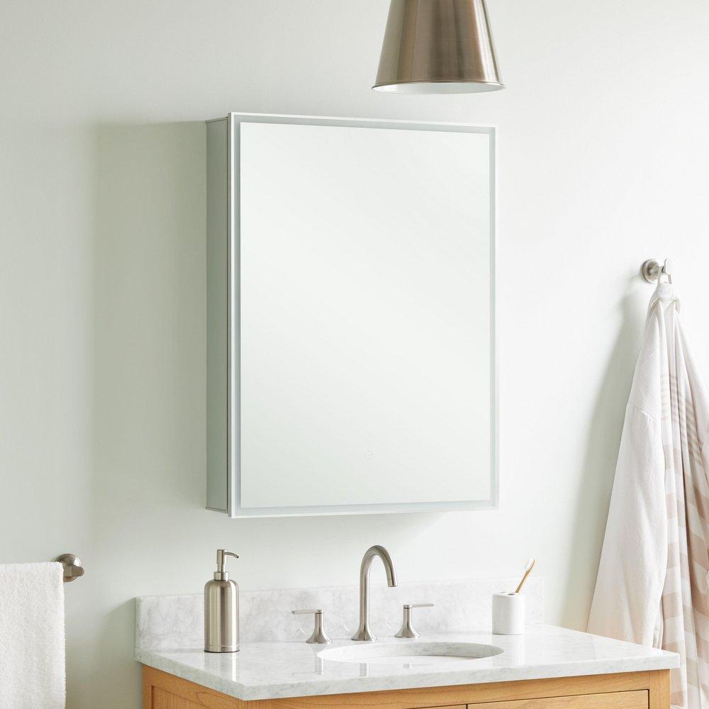 24 in. Lighted Medicine Cabinet with Tunable LED 