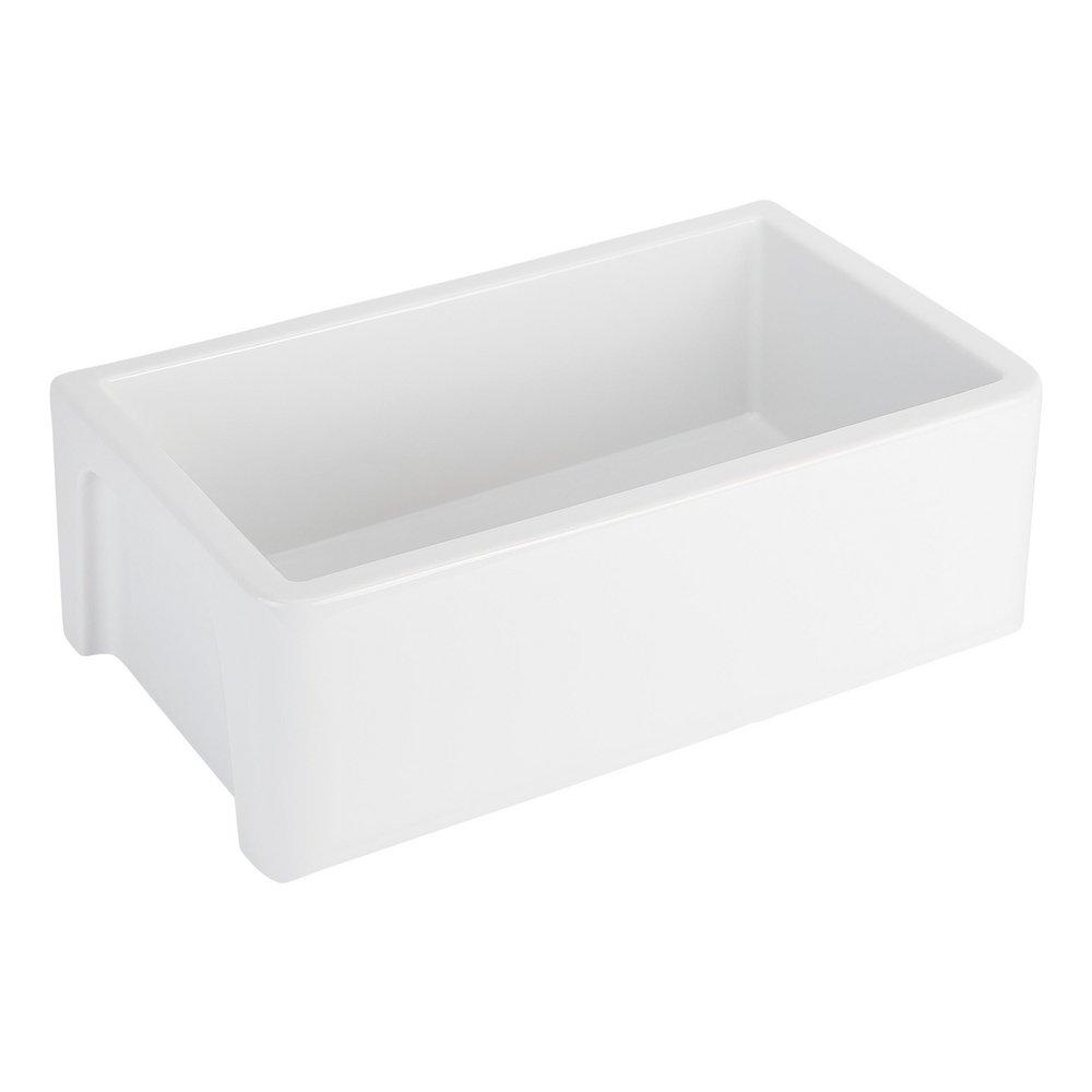 30 GRIGHAM FIRECLAY FARMHOUSE SINK - WHITE 