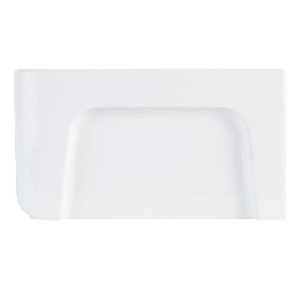 Signature Hardware White 30 in. Fireclay Single Bowl Farmhouse Kitchen Sink 