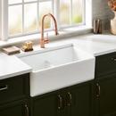 33 GRIGHAM DOUBLE BOWL FIRECLAY FARMHOUSE SINK - WHITE 