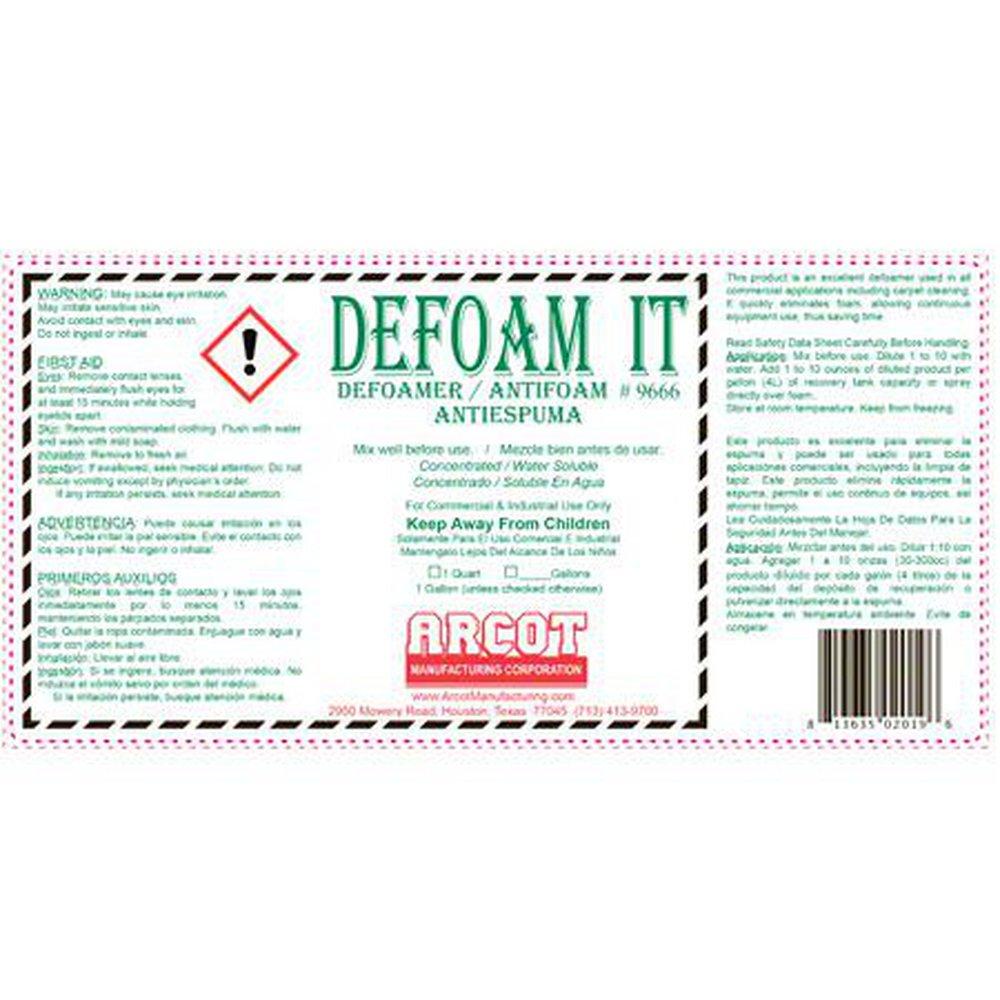 1 GAL DEFOAM IT DEFOAMER 4/CA 