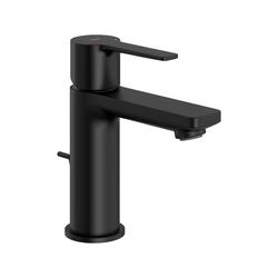 Single Handle Monoblock Bathroom Sink Faucet in Matte Black
