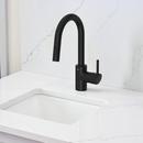 GROHE Matte Black Single Handle Pull-down Bar Faucet 