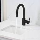 GROHE Matte Black Single Handle Pull-down Bar Faucet 