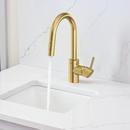 GROHE Brushed Cool Sunrise Single Handle Pull-down Bar Faucet 