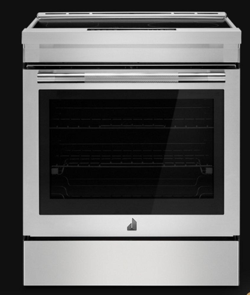 JennAir Stainless Steel 36-3/4 x 29-7/8 in. 6.2 cu. ft. 4-Burner Electric Induction Slide-In Range 