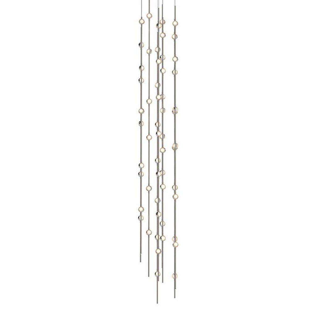 SONNEMAN Satin Nickel 110W 55-Light Integrated LED Pendant 