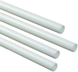 1-1/2 in. x 20 ft. Plastic Tubing in White