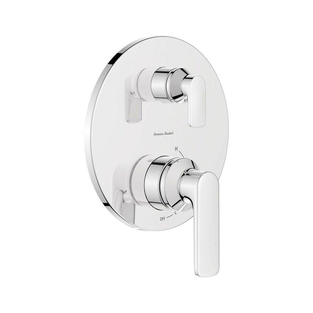 American Standard Polished Chrome Two Handle Pressure Balancing Valve Trim 