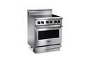 Viking Range Stainless Steel/White 29-7/8 x 19-1/2 x 35-7/8 in. 4-Burner Electric Induction Freestanding Range 