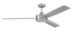62 in. 3-Blade Indoor Ceiling Fan in Brushed Polished Nickel