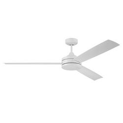 62 in. 3-Blade Indoor/Outdoor Ceiling Fan in Flat Black