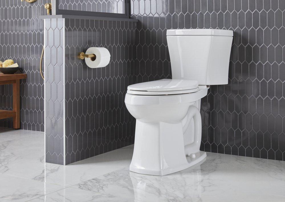 Gerber Plumbing White Elongated Floor Mount Toilet Bowl 