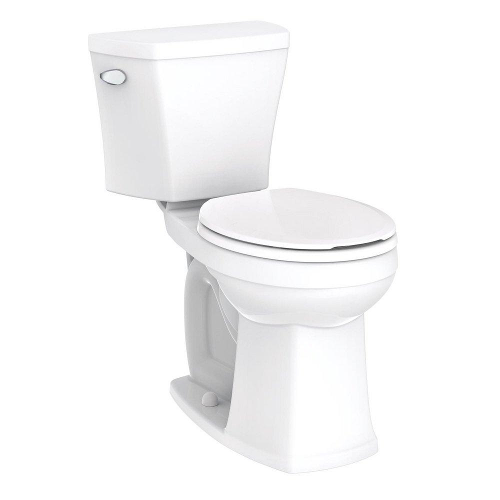 AVALANCHE 1.28/1.6GPF ADA ROUND FRONT BOWL WHITE 