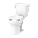 Gerber Plumbing White Round Floor Mount Toilet Bowl