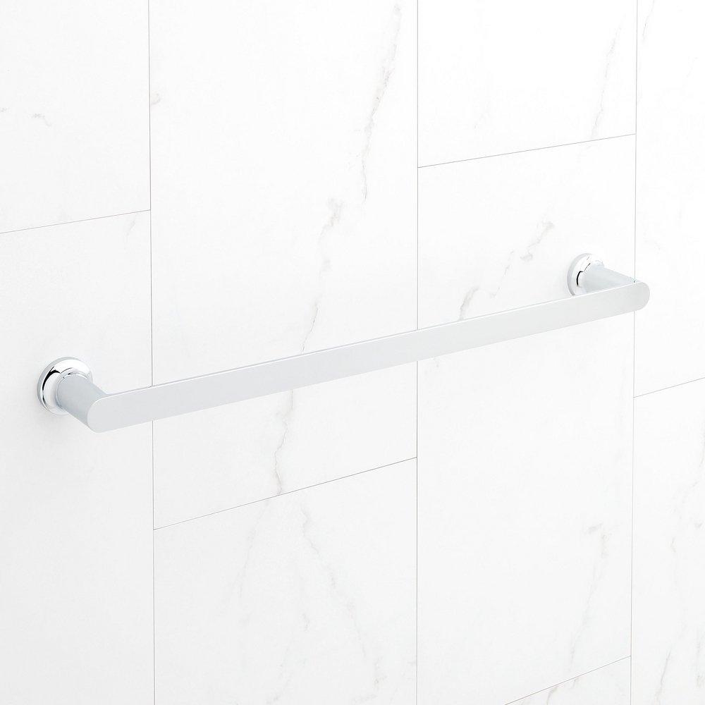 Signature Hardware Chrome 18 in. Towel Bar 