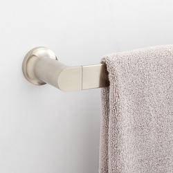 18 in. Towel Bar in Brushed Nickel